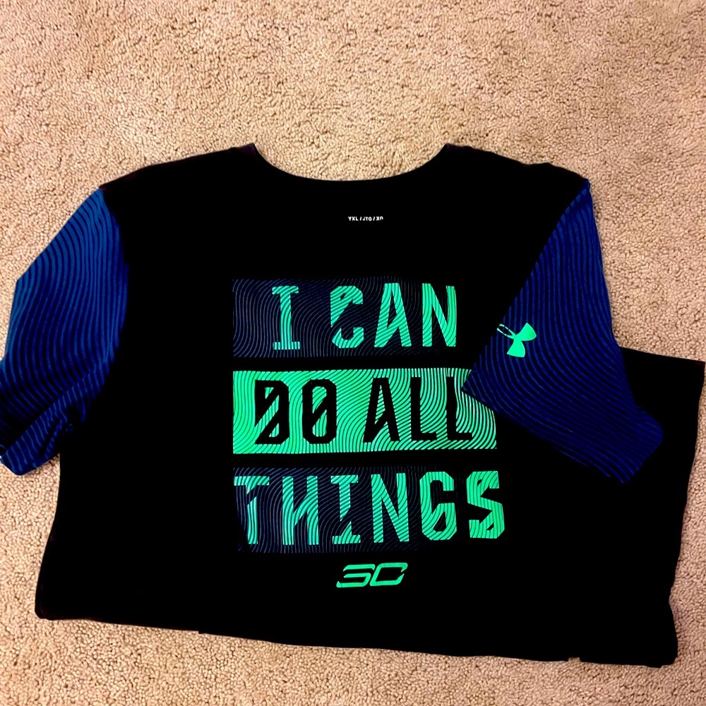 Boys Under Armor Steph Curry shirt
